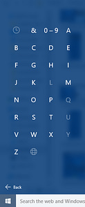 Figure 8(d): Click The First Letter Of App's Name In Start Menu