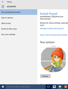 Figure 4(b): Avatar Picture to Replace the Start Menu Account Picture in Figure 2(a)
