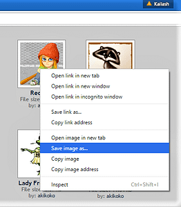 Figure 4 (a): Selecting An Avatar Picture to Replace Start Menu Account Picture
