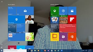 Figure 5: The Start Menu (Full Screen Start)