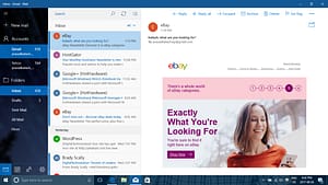 Figure 5: Mail App Window Has Three Columns When Launched And An Email In The Inbox Selected
