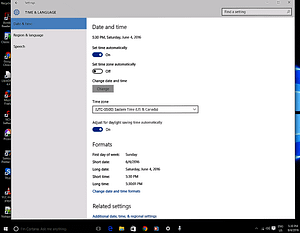Figure 7: Configure The Date And Time Related Settings For Cortana In This Pane
